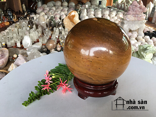 Quả Cầu Đá Canxedon