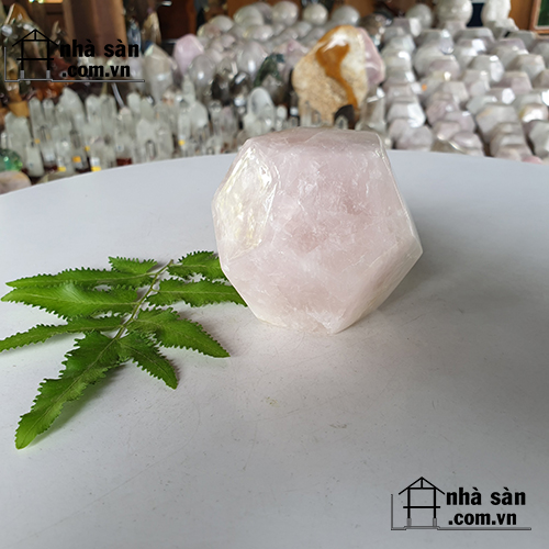 Quả Cầu Đá Thạch Anh 12 Mặt Hồng