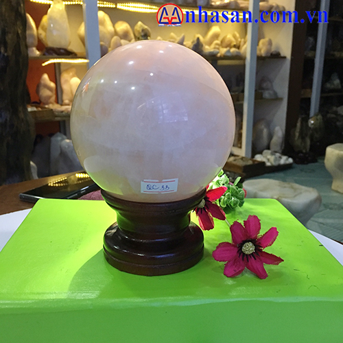 Quả Cầu Đá Thạch Anh Hồng Quả Cầu Đá Thạch Anh Hồng