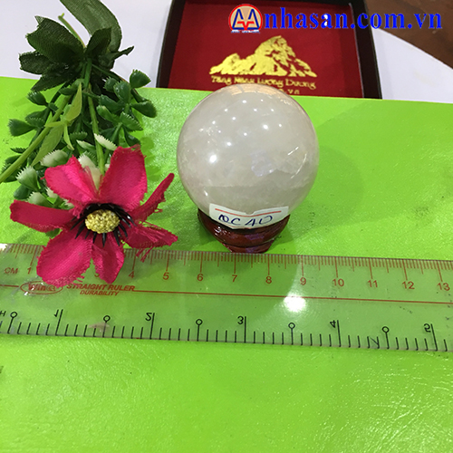 Quả Cầu Đá Thạch Anh QC40.1 Quả Cầu Đá Thạch Anh QC40.1