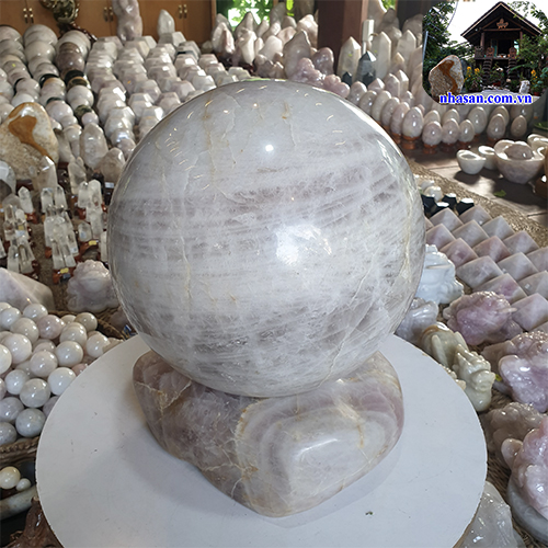 Mua quả cầu đá thạch anh hồng tự nhiên ở đâu Mua quả cầu đá thạch anh hồng tự nhiên ở đâu