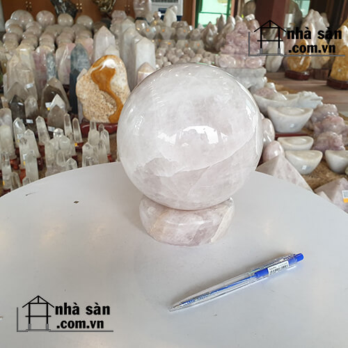 Quả Cầu Tròn Đá Thạch Anh