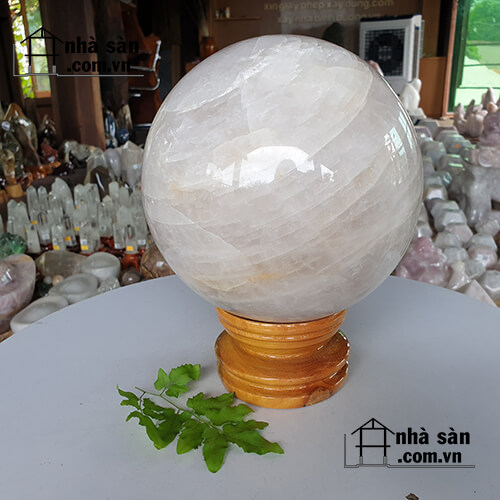 Quả Cầu Tròn Đá Thạch Anh