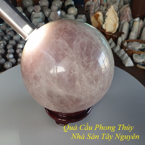 Quả Cầu Tròn Đá Thạch Anh