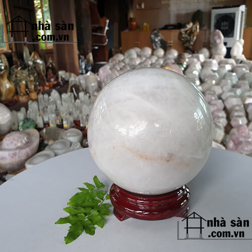 Quả Cầu Tròn Đá Thạch Anh