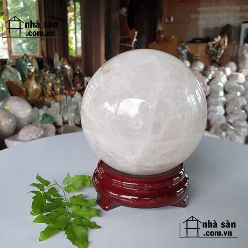 Quả Cầu Tròn Đá Thạch Anh