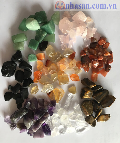 Quartz crushed five colors
