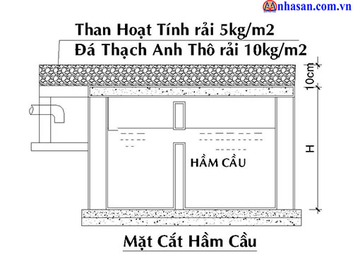 Than Hoạt Tính Rải Nắp Hầm Cầu