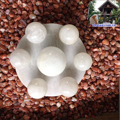 Thất tinh trận đồ đá thạch anh trắng Thất tinh trận đồ đá thạch anh trắng