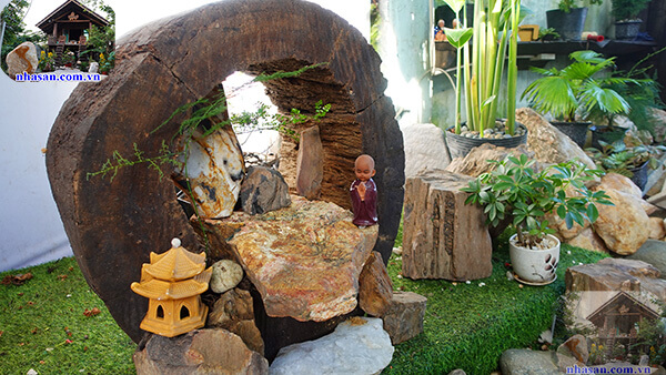 Góc tiểu cảnh đá phong thủy mang năng lượng Góc tiểu cảnh đá phong thủy mang năng lượng