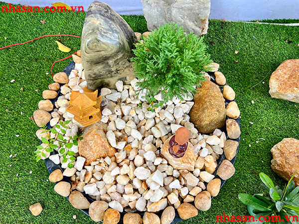 Tiểu cảnh toát ra năng lượng an nhiên, thư thái Tiểu cảnh toát ra năng lượng an nhiên, thư thái