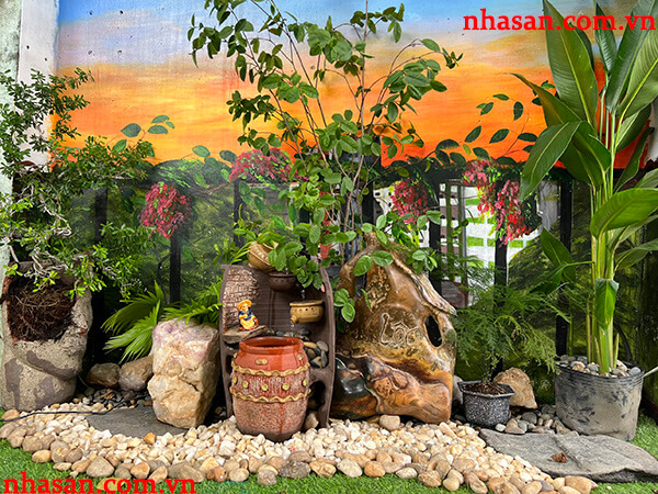 Tiểu cảnh giúp tái hiện hình ảnh thiên nhiên Tiểu cảnh giúp tái hiện hình ảnh thiên nhiên