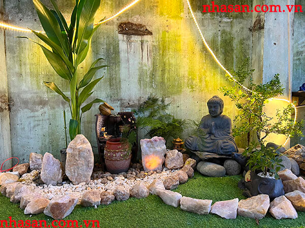 Tiểu cảnh thác nước trong nhà giúp cân bằng âm dương Tiểu cảnh thác nước trong nhà giúp cân bằng âm dương