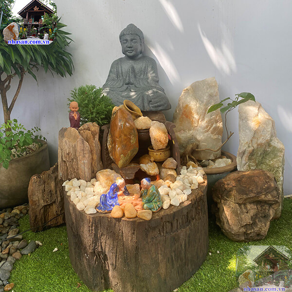 Tiểu cảnh giúp tâm thanh tịnh, không tham sân si Tiểu cảnh giúp tâm thanh tịnh, không tham sân si