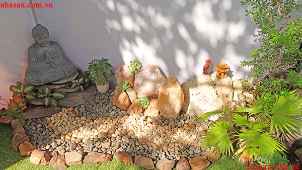 Tiểu cảnh phong thủy mang lại năng lượng bình yên Tiểu cảnh phong thủy mang lại năng lượng bình yên