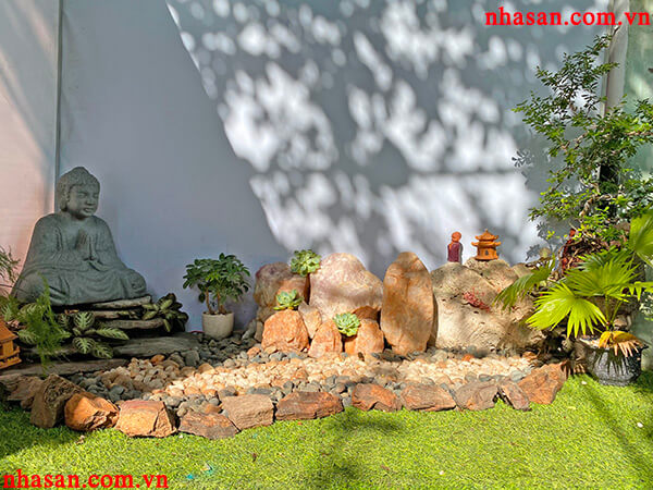 Trang trí tiểu cảnh sân vườn giúp kiểm soát sự lưu thông khí Trang trí tiểu cảnh sân vườn giúp kiểm soát sự lưu thông khí