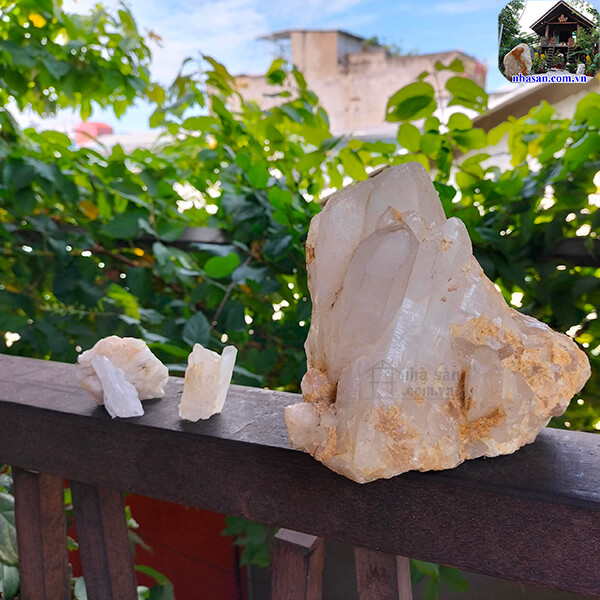 Tinh Thể Đá Thạch Anh Trắng Thô Tinh Thể Đá Thạch Anh Trắng Thô