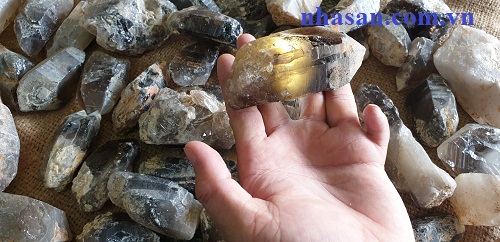 Tinh Thể Thạch Anh Xám Khói