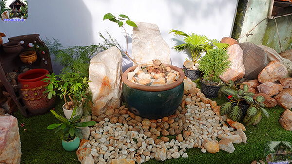 Vật liệu sử dụng hoàn toàn bằng đá phong thủy tự nhiên Vật liệu sử dụng hoàn toàn bằng đá phong thủy tự nhiên