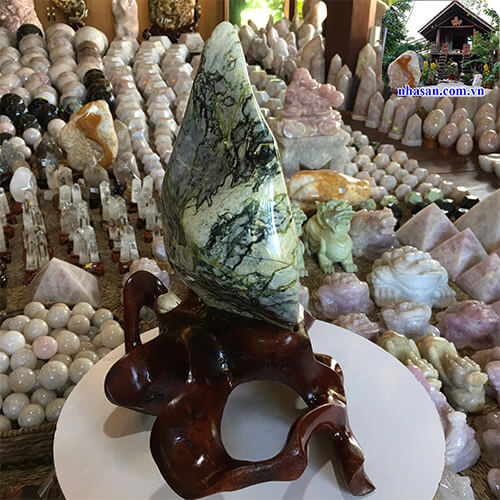 Trụ đá cẩm thạch tự nhiên nguyên khối CT05-3 Trụ đá cẩm thạch tự nhiên nguyên khối CT05-3