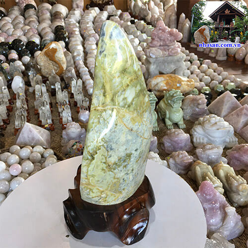 Trụ đá cẩm thạch tự nhiên nguyên khối CT06-3 Trụ đá cẩm thạch tự nhiên nguyên khối CT06-3