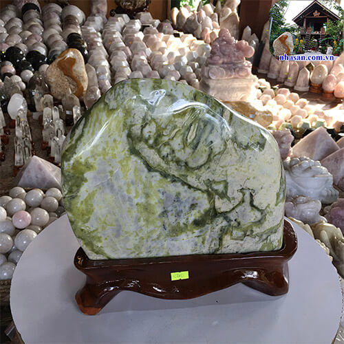 Trụ đá cẩm thạch xanh tự nhiên CT10-1 Trụ đá cẩm thạch xanh tự nhiên CT10-1