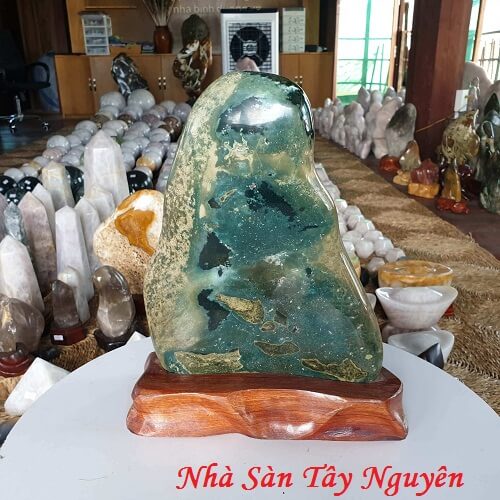 Trụ Đá Canxedon Phong Thủy Đặt Bàn