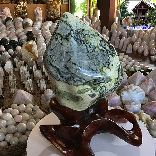 Trụ đá phong thủy đá cẩm thạch tự nhiên CT05-2 Trụ đá phong thủy đá cẩm thạch tự nhiên CT05-2