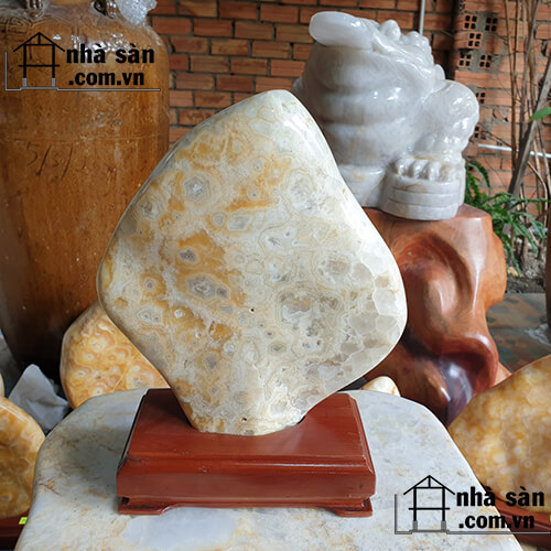 Trụ Đá Thạch Anh Bông Vàng