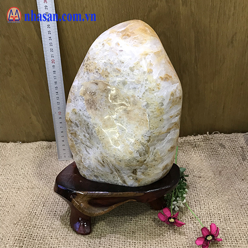 Trụ đá thạch anh bông vàng-TAV33.1