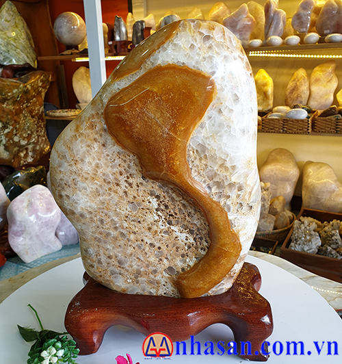 Trụ Đá Thạch Anh Bông Vàng TAV-24 Trụ Đá Thạch Anh Bông Vàng TAV-24