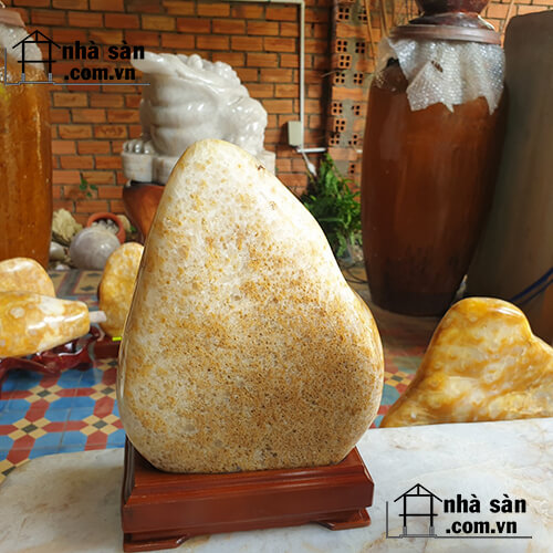 Trụ Đá Thạch Anh Bông vàng Tự Nhiên
