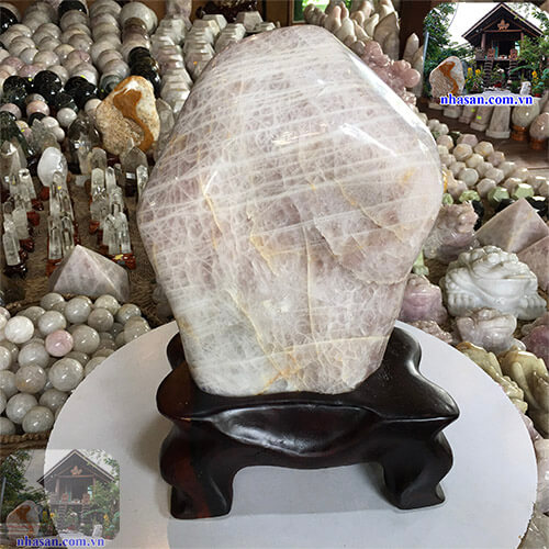 Trụ đá thạch anh hồng T418-3 Trụ đá thạch anh hồng T418-3