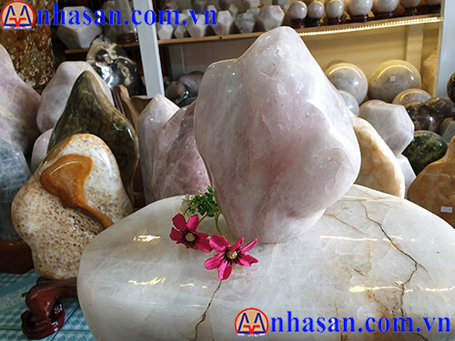 Trụ Đá Thạch Anh Hồng T181.2 Trụ Đá Thạch Anh Hồng T181.2