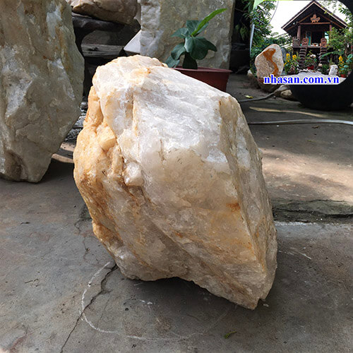 Trụ đá thạch anh hồng thô nguyên khối trấn trạch trừ tà K73-3 Trụ đá thạch anh hồng thô nguyên khối trấn trạch trừ tà K73-3