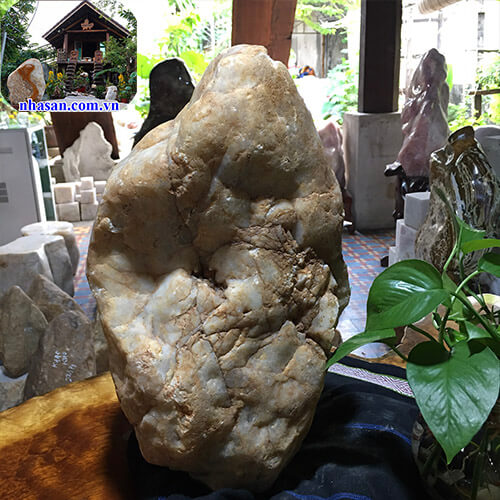 Trụ đá thạch anh hồng thô tự nhiên nguyên khối K114-3 Trụ đá thạch anh hồng thô tự nhiên nguyên khối K114-3