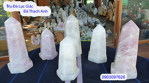 Trụ Đá Lục Giác Đá Thach Anh