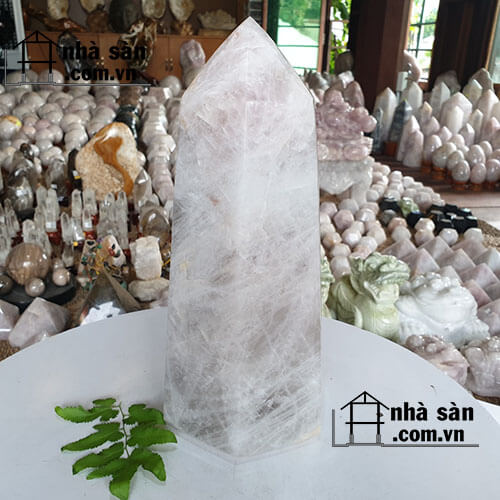 Trụ Lục Giác Đá Thạch Anh Hồng Tự Nhiên Trụ Lục Giác Đá Thạch Anh Hồng Tự Nhiên