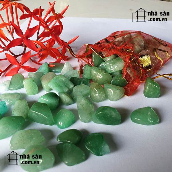 Túi Đá Tài Lộc Đá Mã Não Xanh Phong Thủy Túi Đá Tài Lộc Đá Mã Não Xanh Phong Thủy