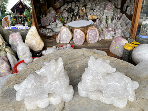 Tỳ hưu đá thạch anh phong thủy Tỳ hưu đá thạch anh phong thủy