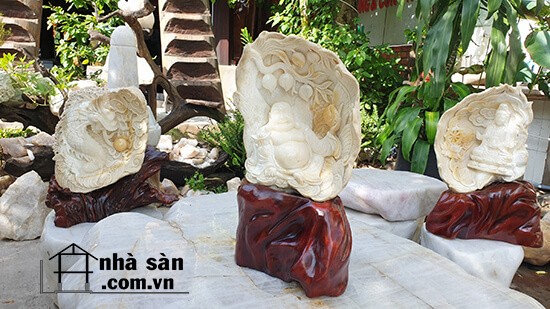 Vỏ Sò Hóa Thạch Được Nghệ Nhân Điêu Khắc Tượng Phật Di Lặc