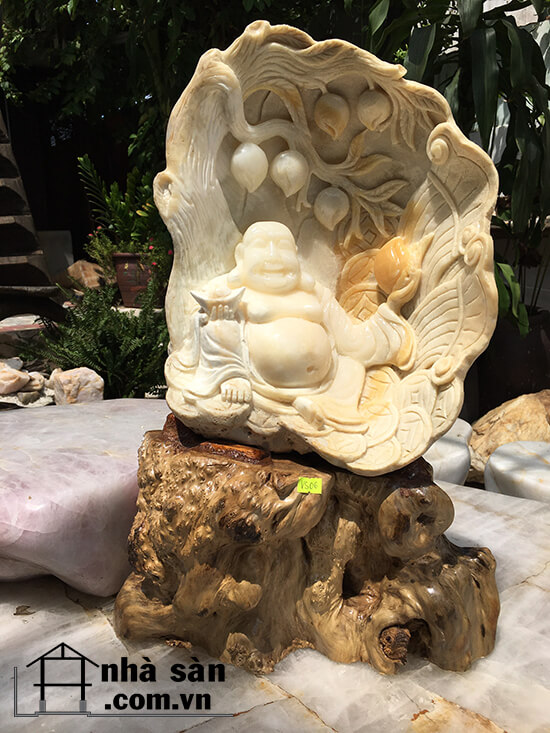 Vỏ Trai Tai Tượng Hóa Thạch 1000 Năm Tạc Tượng Đức Phật Di Lặc