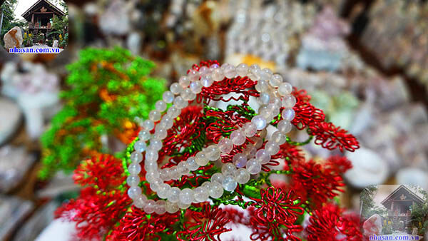 Vòng tay đá mặt trăng 3 quấn Vòng tay đá mặt trăng 3 quấn