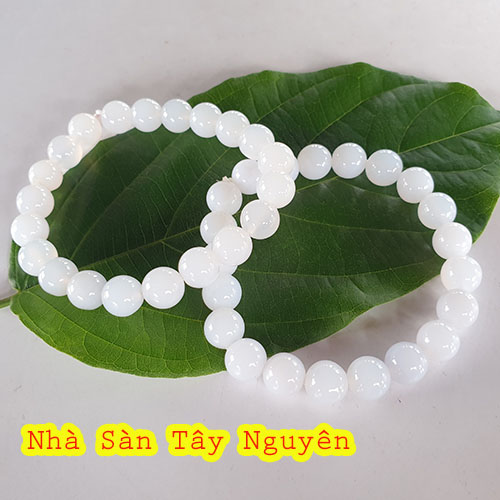 Vòng Tay Đá Mã Não Trắng Cỡ Nhỏ Vòng Tay Đá Mã Não Trắng Cỡ Nhỏ