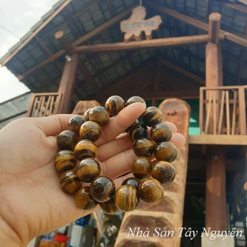Feng Shui Brown Stone Tiger Eye Bracelet