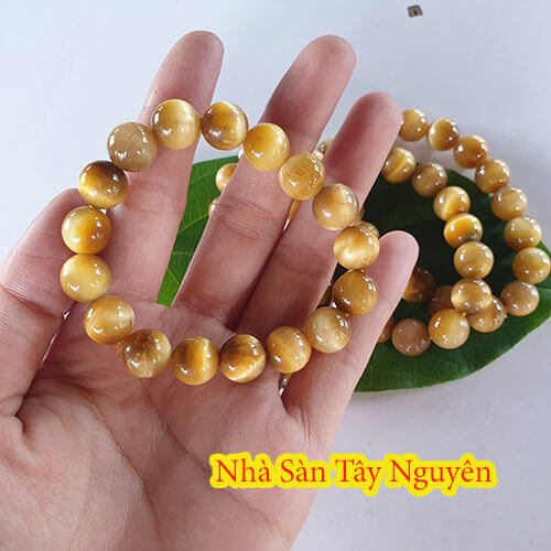 Vòng Tay Đá Mắt Hổ Vàng