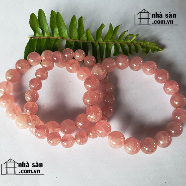 Vòng Tay Đá Thạch Anh Hồng Vòng Tay Đá Thạch Anh Hồng