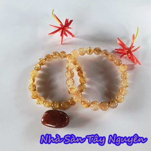 Vòng Tay Đá Thạch Anh Tóc Vàng Vòng Tay Đá Thạch Anh Tóc Vàng