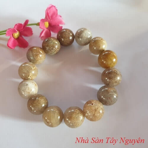 Vòng Tay Đá Thạch Anh Tóc