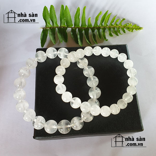 Vòng Tay Đá Thạch Anh Trắng Vòng Tay Đá Thạch Anh Trắng